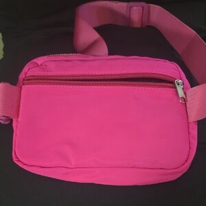 Vibrant Pink Crossbody Bag for Women